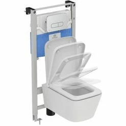 Ideal Standard Oleas M3 Chrome Mechanical Dual Flush Plate - R0123AA -Ideal Standard Shop R0123AA D2 460