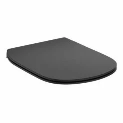 Ideal Standard Tesi Silk Black Soft Close Thin Toilet Seat & Cover -Ideal Standard Shop T3527V3 D3 460
