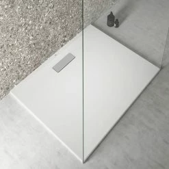 Ideal Standard White Ultraflat New Rectangular Shower Tray + Waste -Ideal Standard Shop T446801 D2 460