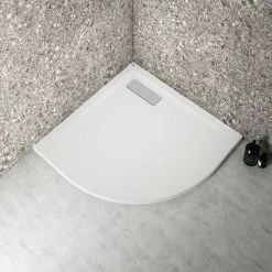 Ideal Standard White Ultraflat New Quadrant Shower Tray + Waste 9 Ideal Standard White Ultraflat New Quadrant Shower Tray + Waste -Ideal Standard Shop T449101 D2 460