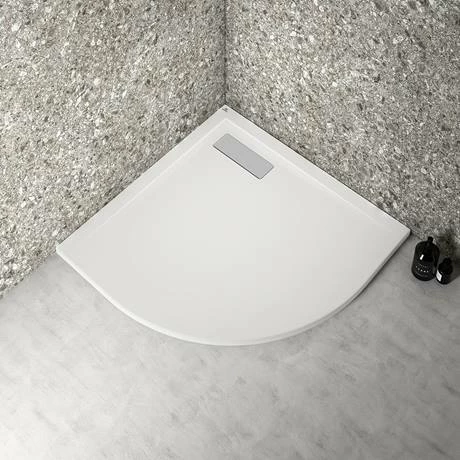 Ideal Standard White Ultraflat New Quadrant Shower Tray + Waste 5 Ideal Standard White Ultraflat New Quadrant Shower Tray + Waste - Image 3