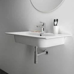 Ideal Standard I.Life A 840mm 1TH Wall Hung/Vanity Washbasin - T462001 11 Ideal Standard I.Life A 840mm 1TH Wall Hung/Vanity Washbasin - T462001 -Ideal Standard Shop T462001 D4 460