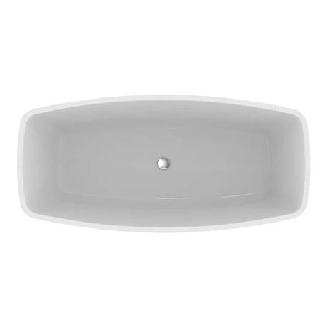 Ideal Standard Adapto 1700 X 800mm Freestanding Double Ended Bath With Clicker Waste - T465701 4 Ideal Standard Adapto 1700 X 800mm Freestanding Double Ended Bath With Clicker Waste - T465701 - Image 2