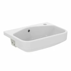 Ideal Standard I.Life S 500mm 1TH Semi-Recessed Basin