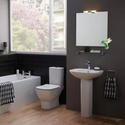 Ideal Standard Tesi AquaBlade Close Coupled WC + Seat -Ideal Standard Shop TES CC WC D1 460