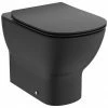Ideal Standard Tesi Silk Black AquaBlade Back To Wall WC + Soft Close Seat -Ideal Standard Shop TESB BTW SC P