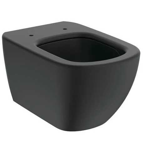 Ideal Standard Tesi Silk Black AquaBlade Wall Hung WC + Soft Close Seat 4 Ideal Standard Tesi Silk Black AquaBlade Wall Hung WC + Soft Close Seat - Image 2