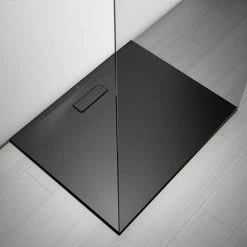 Ideal Standard Silk Black Ultraflat New Rectangular Shower Tray + Waste -Ideal Standard Shop UNRC10X8 D2 460