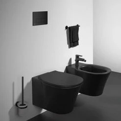 Ideal Standard Connect Air Silk Black AquaBlade Wall Hung Toilet + Soft Close Seat 13 Ideal Standard Connect Air Silk Black AquaBlade Wall Hung Toilet + Soft Close Seat -Ideal Standard Shop dark.main 460